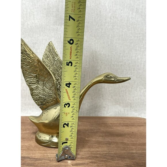 Vintage Metal Brass Duck Goose About 6 Inch tall - Picture 3 of 7